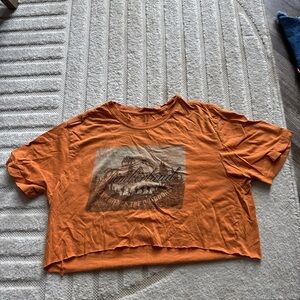 Timberland cropped tee